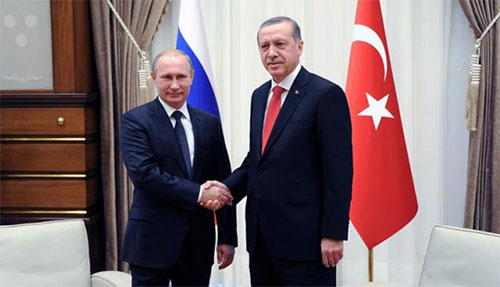 Encuentro entre Erdogan y Putin en San Petersburgo Encuentro entre Recep Tayip Erdogan y Vladimir Putin en San Petersburgo